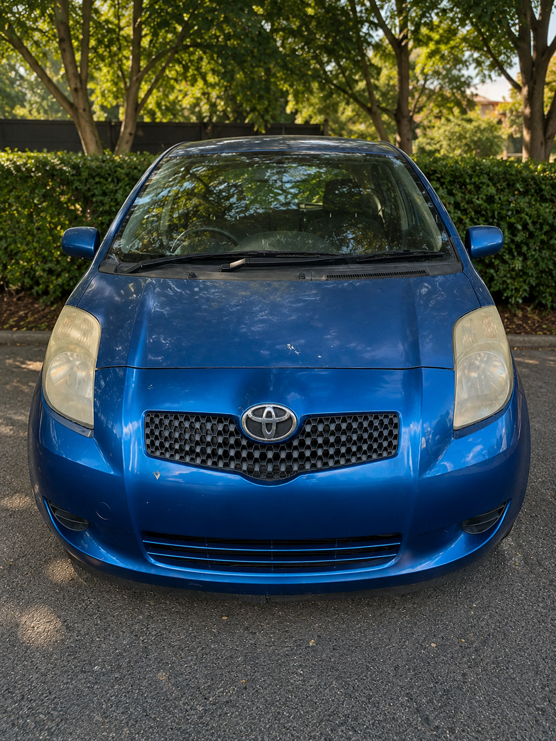 2006 TOYOTA YARIS HATCHBACK-BLUE