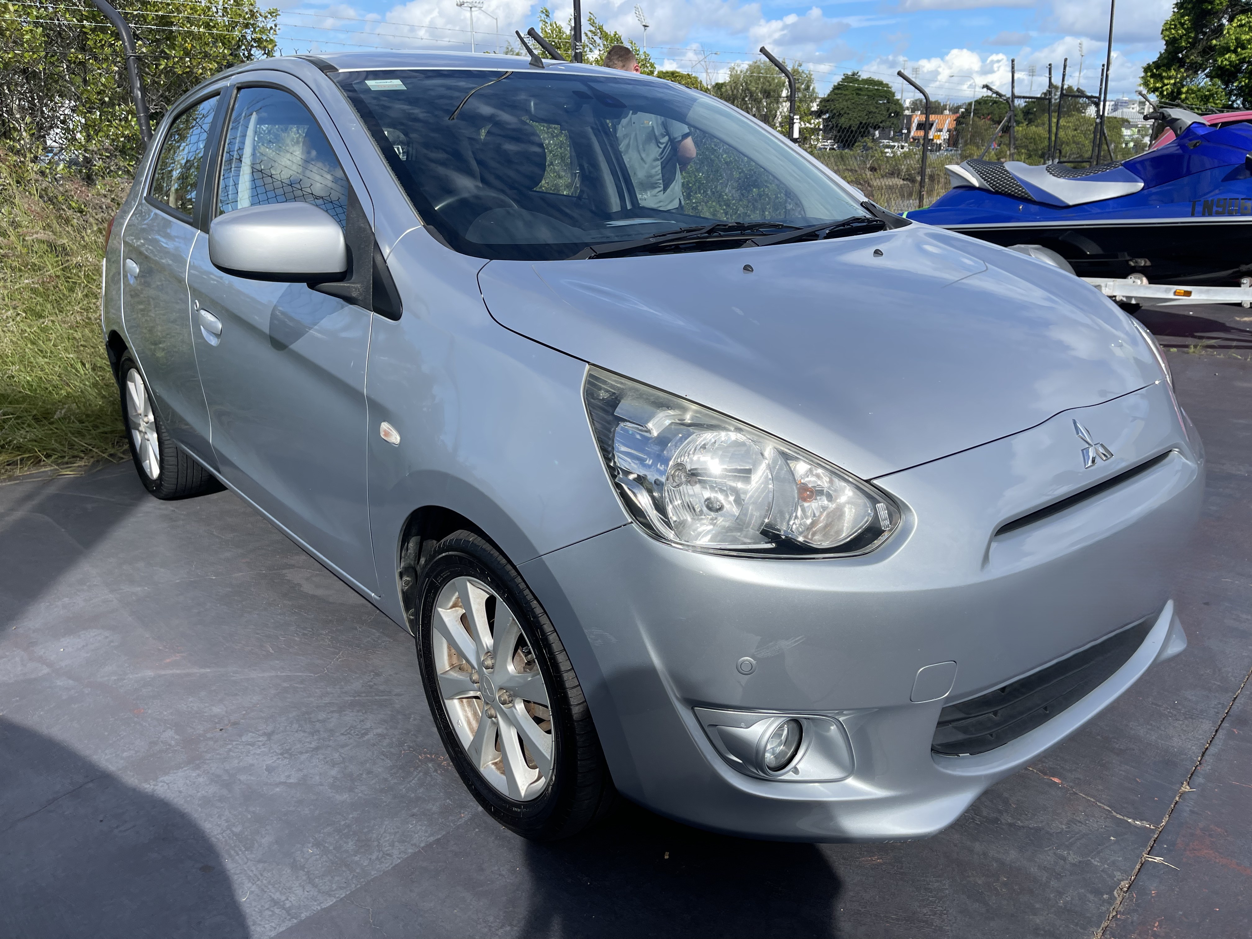 Mitsubishi Mirage Silver 2013